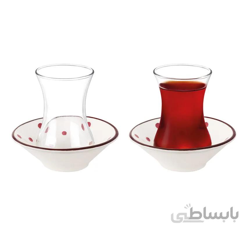 ست چای خوری 8 پارچه Vie Rouge مادام کوکو