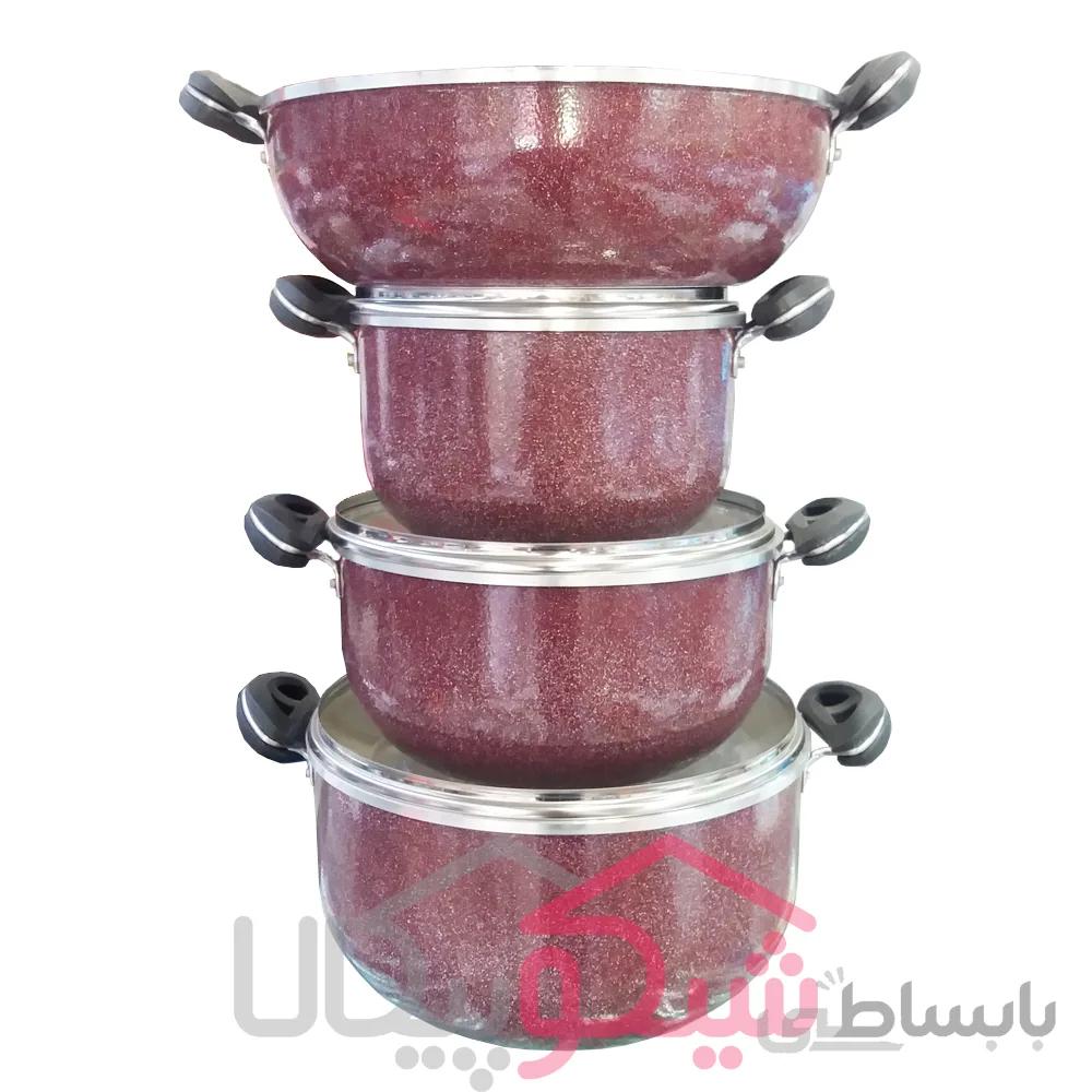 سرویس قابلمه کوشا 7 پارچه زنبوری