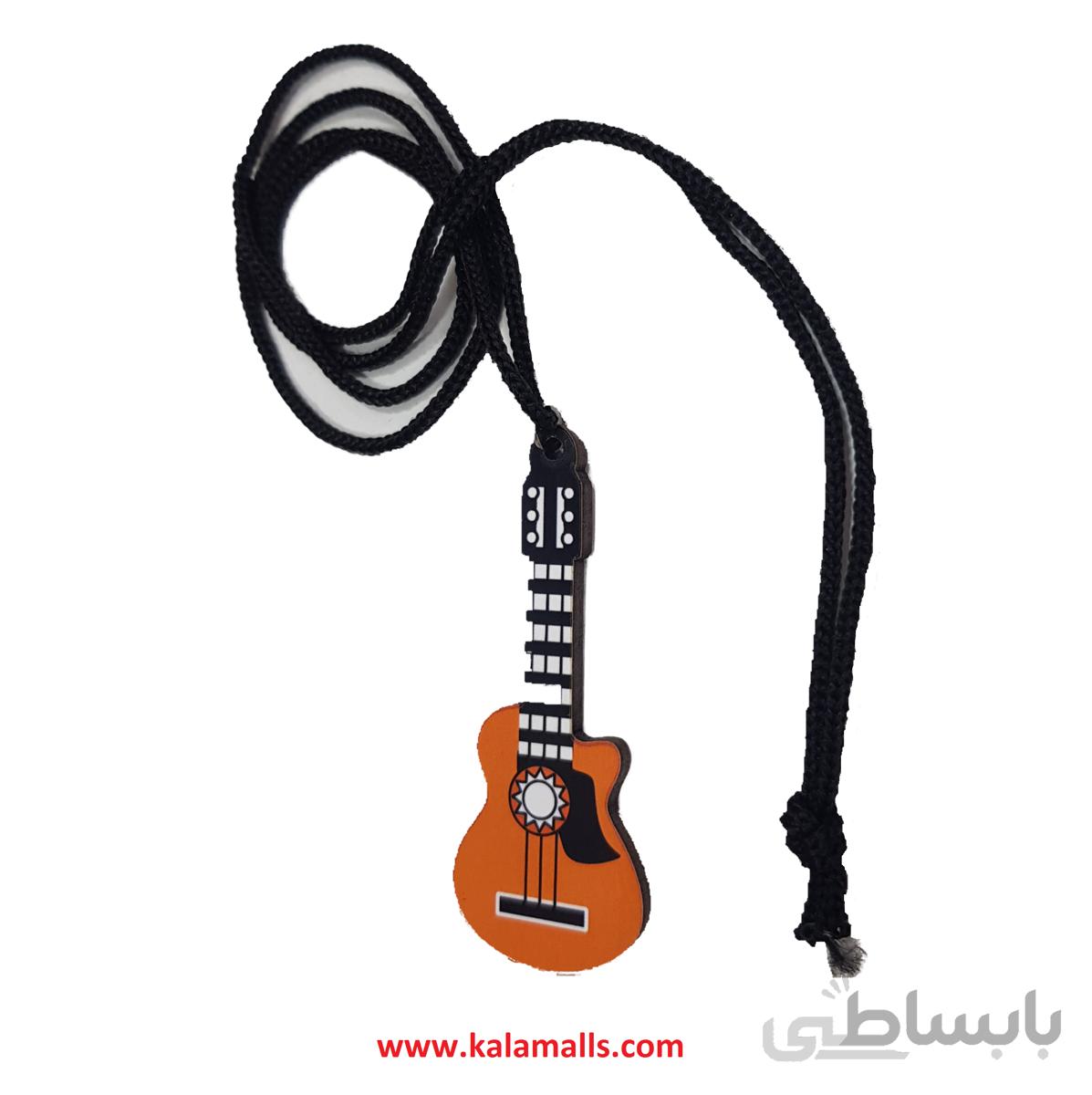 گردنبند مدل گیتار کلاسیک کد FR 12