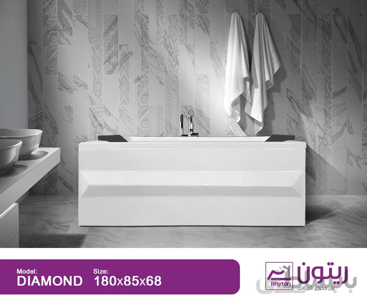 جکوزی ریتون مدل دیاموند سایز ۶۸×۸۵×۱۸۰