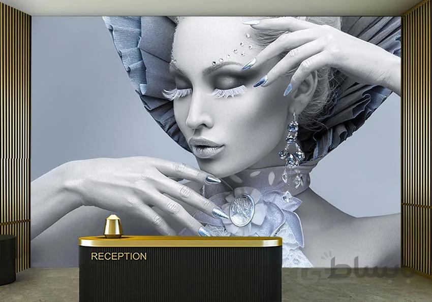 پوستر سه بعدی آرایشگاه زنانه BA-4310