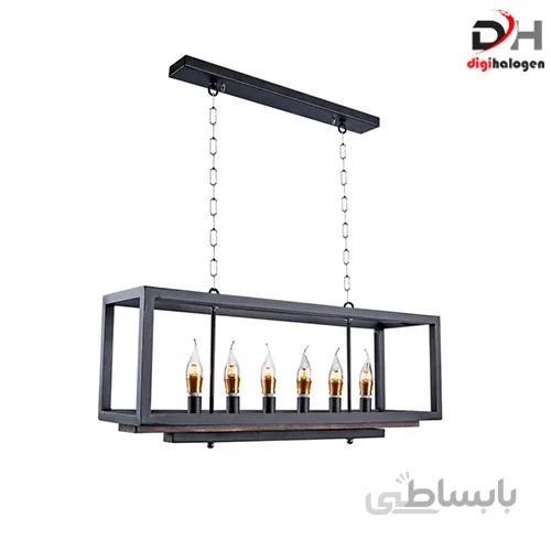 چراغ آویز چوبی مدل 106/F