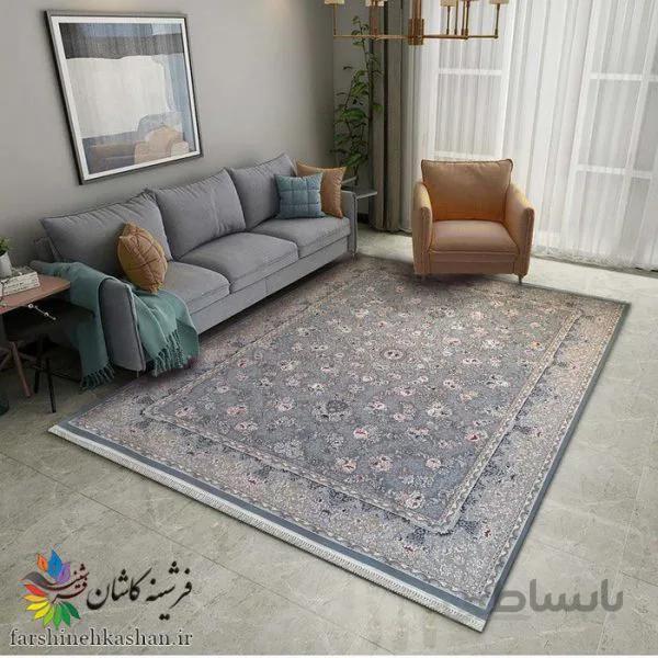فرش طرح گندم 700 شانه نقره ای