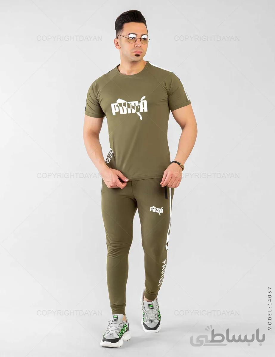ست تیشرت و شلوار مردانه Puma مدل 14057