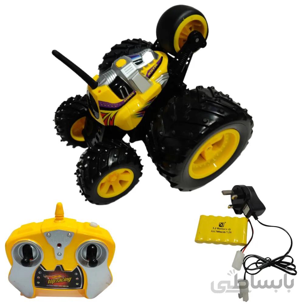 ماشین اسباب بازی کنترلی تندر دیوانه مسابقه ای رادیواکتیو 360 درجه مدل Radioactive Racing Thunder Car - L8239
