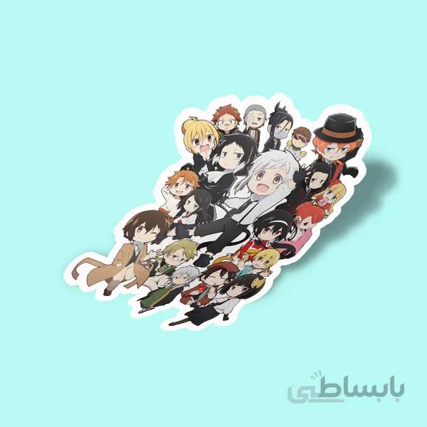 استیکر Bungo Stray Dogs wan chibis official art