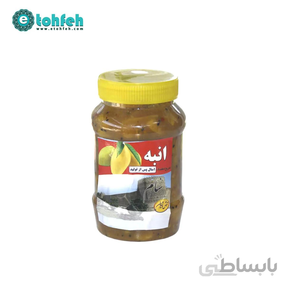 ترشی انبه ویژه بدون پوست ۸۵۰ گرمی