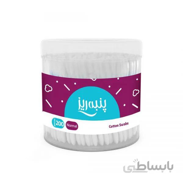گوش پاک کن (200 عدد) پنبه ریز