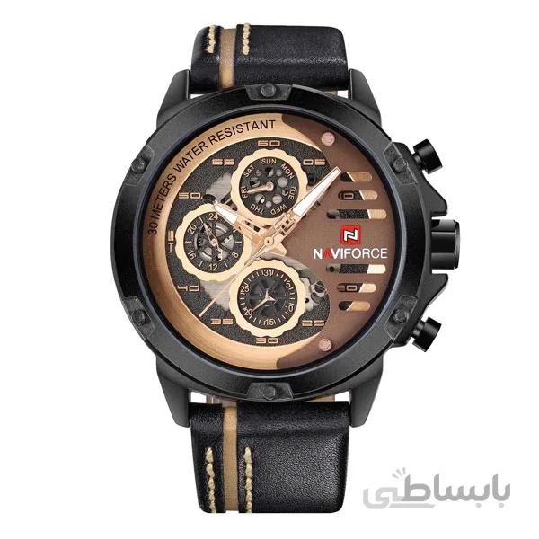 ساعت مچی مردانه نیوی فورس مدل NAVIFORCE NF9110 B/RG/BN