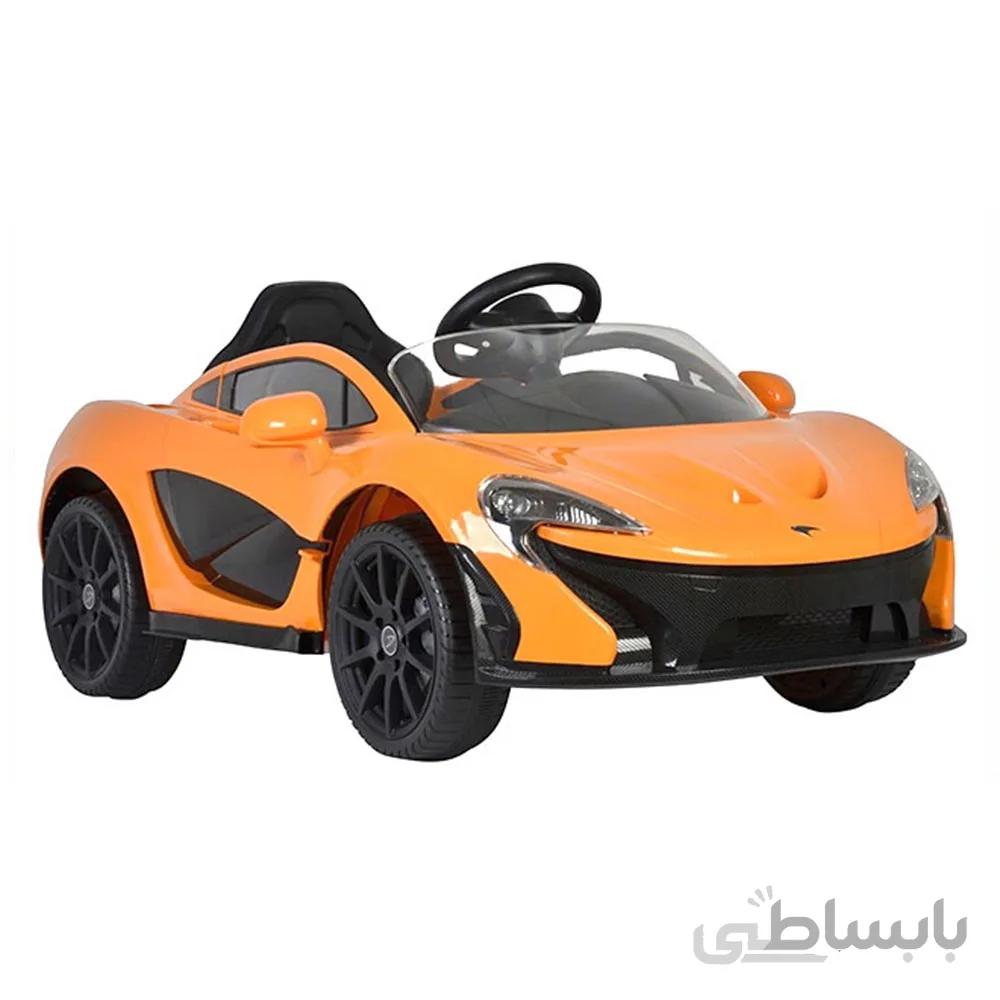 ماشین شارژی مک لارن P1 رنگ زرد اورجینال ا Mclaren P1 Kids Electric Ride On Kids Car