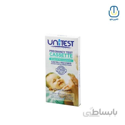 تست بارداری یونی تست Unitest مدل کاستی ا Unitest pregnancy cassette test
