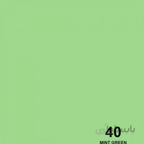فون عکاسی کاغذی سبز 40 SAVAGE MINT GREEN