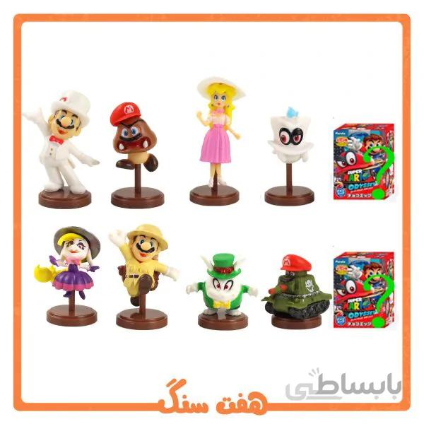 فیگور سوپر ماریو قارچخور اودیسه مجموعه ده عددی سری 1 - Super Mario odyssey figure