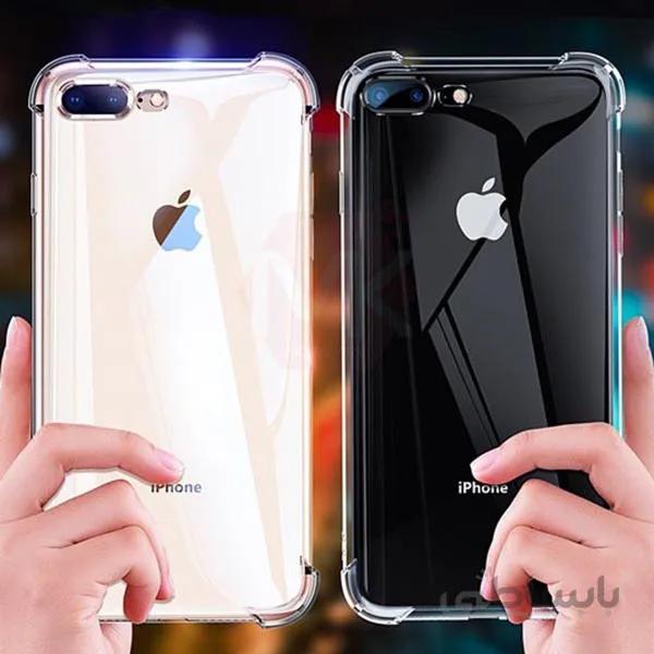 قاب ژله ای بی رنگ دورکپسول دار Iphone 7