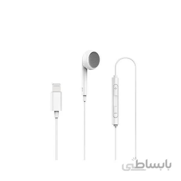 هندزفری تک سیمه ترتل برند- لایتنینگ ا Turtle Brand ActiveBuds Mono Earphone with Lightning Connector - White