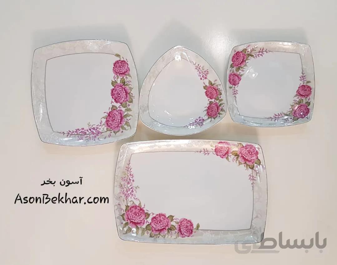 سرویس 6 نفره چینی پردیس 30 پارچه طرح النا ا کد کالا 285