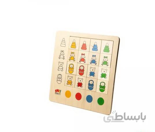 پازل چوبی هوش طرح عروسک