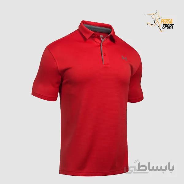 پلوشرت مردانه آندر آرمور TECH POLO SHIRT Red