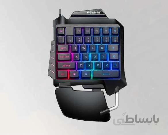 کیبورد گیمینگ تک دست VIPER مدلRGB G92