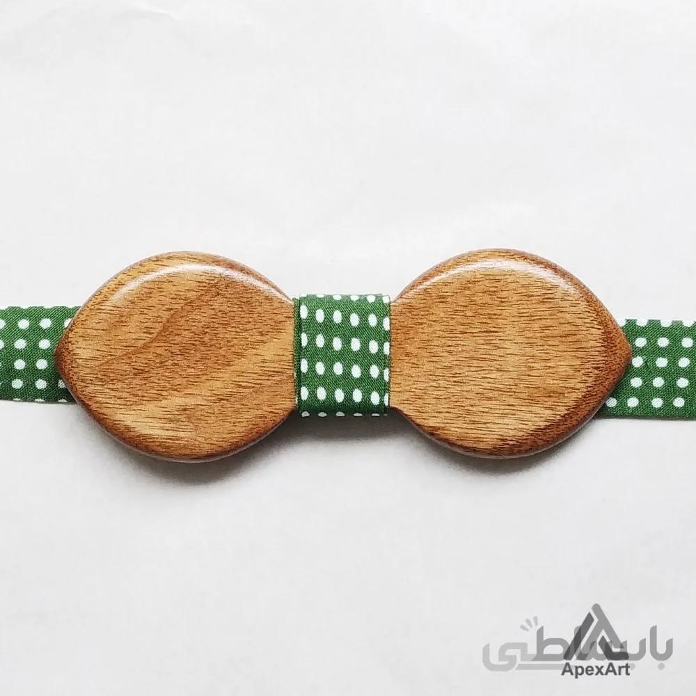 پاپیون چوبی طرح ارمغان