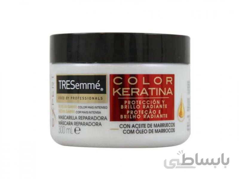 ماسک مو ترزمی مدل تثبیت‌کننده رنگ مو TRESemme ا tresemme expert color keratine