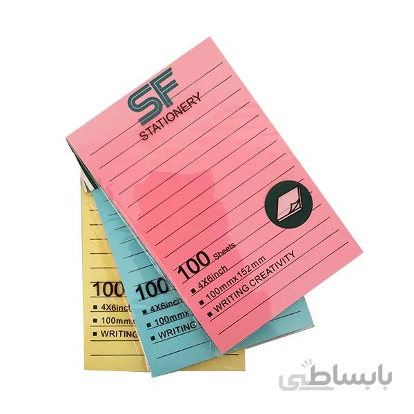 یادداشت چسبدار پست ایت سایز A6 خط دار