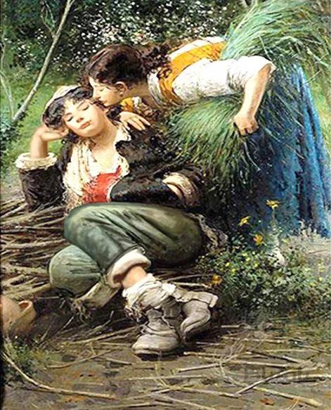 نخ و نقشه طرح بوسه و آشتی کد 261