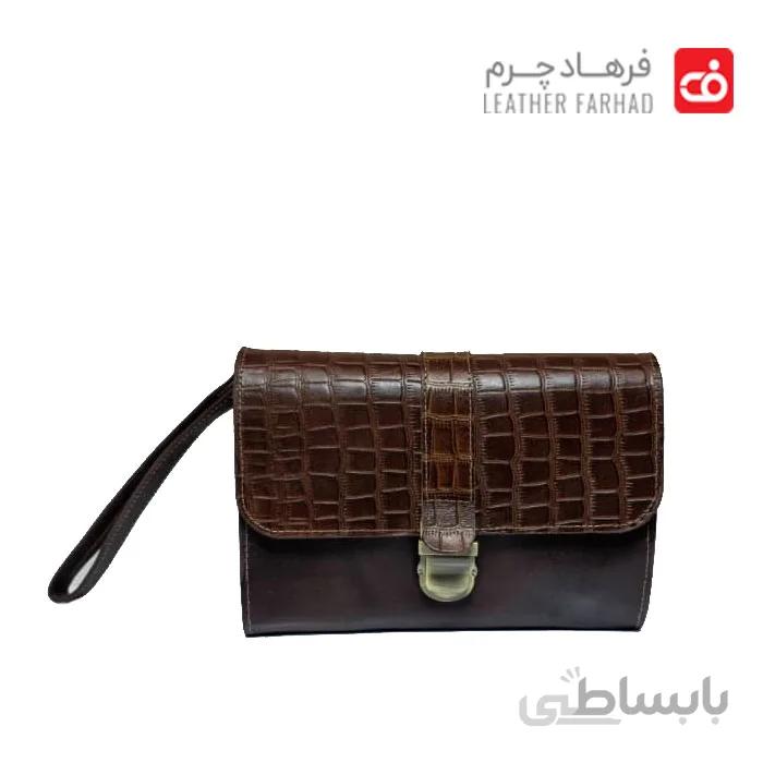کیف دستی پاسپورتی چرم طبیعی تبریز