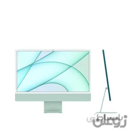 کامپیوتر همه کاره 24 اینچی اپل مدل iMac-A 2021 با صفحه نمایش رتینا 4.5K ظرفیت 256 گیگابایت