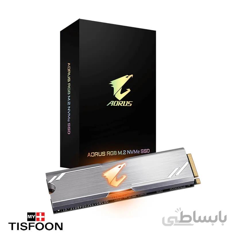 اس اس دی گیگابایت مدل AORUS RGB M.2 NVMe ظرفیت ۵۱۲ گیگابایت