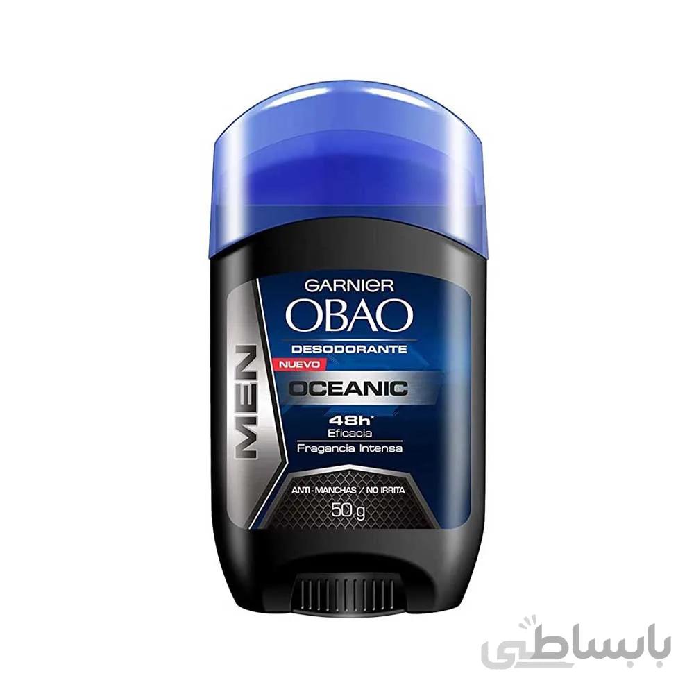 استیک ضد تعریق 48 ساعته گارنیر مدل obao oceanic ا Garnier obao oceanic antiperspirant stick 50g