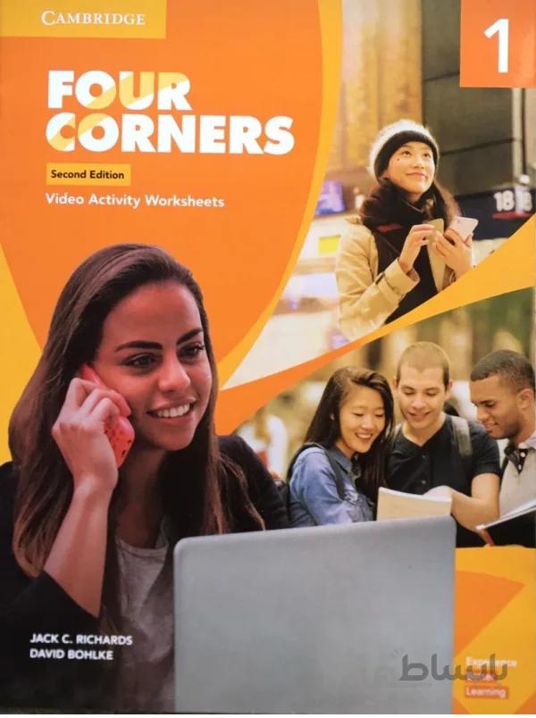 Four Corners 1 Video Activity book with DVD 2nd Edition (کتاب فیلم فور کورنرز ویرایش دوم)