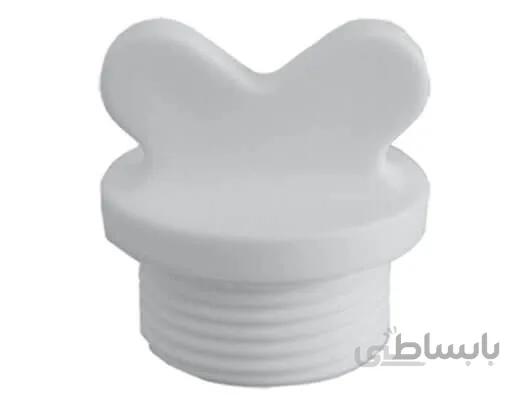 درپوش رزوه‌دار نیوپایپ مدل پایه کوتاه پلاستیکی (1 اینچ)