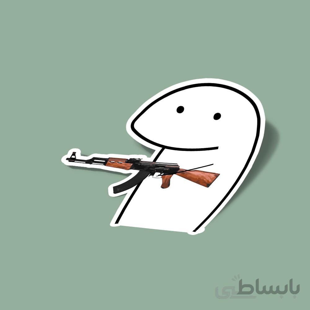 استیکر کلاشینکف
