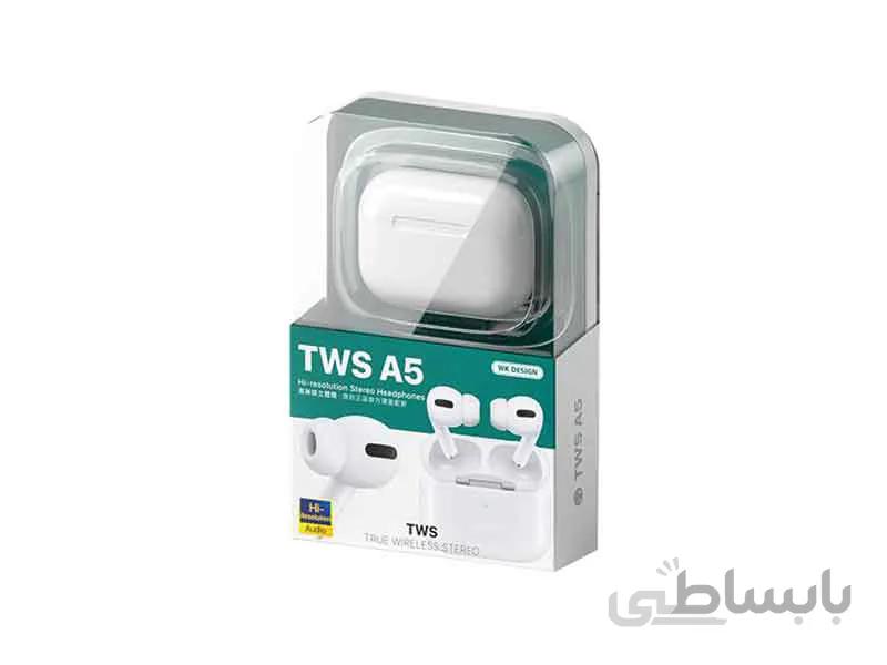 هندزفری بلوتوثی دبلیو کی مدل TWS A5