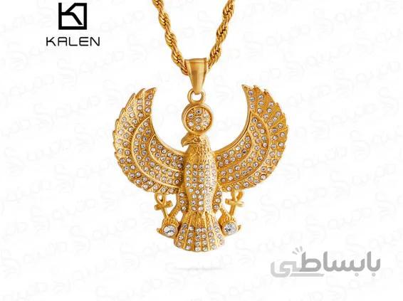 گردنبند مردانه عقاب مصری kalen-n-4
