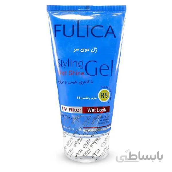 ژل مو فولیکا مرطوب با ظاهری خیس و براق مدل Wet Shine