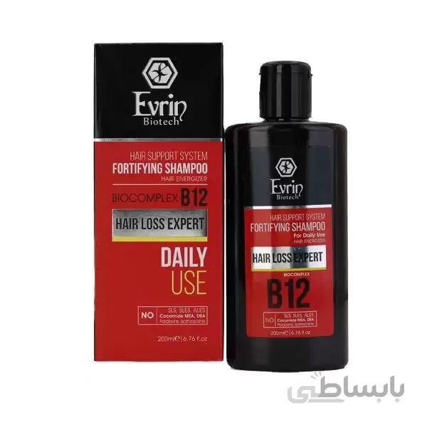 شامپو تقویت کننده روزانه اورین بیوتک ا Evrin Biotech Fortifying Daily Use Shampoo