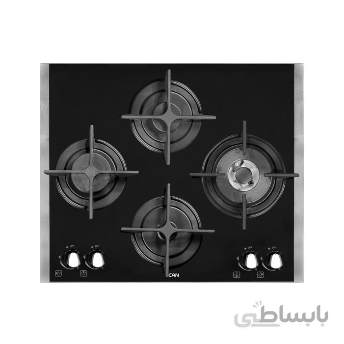 اجاق گاز کن استیل شیشه ای 425M ا 425M glass stainless steel stove