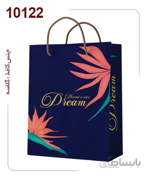 ساکدستی فانتزی با کاغذ گلاسه کد10122