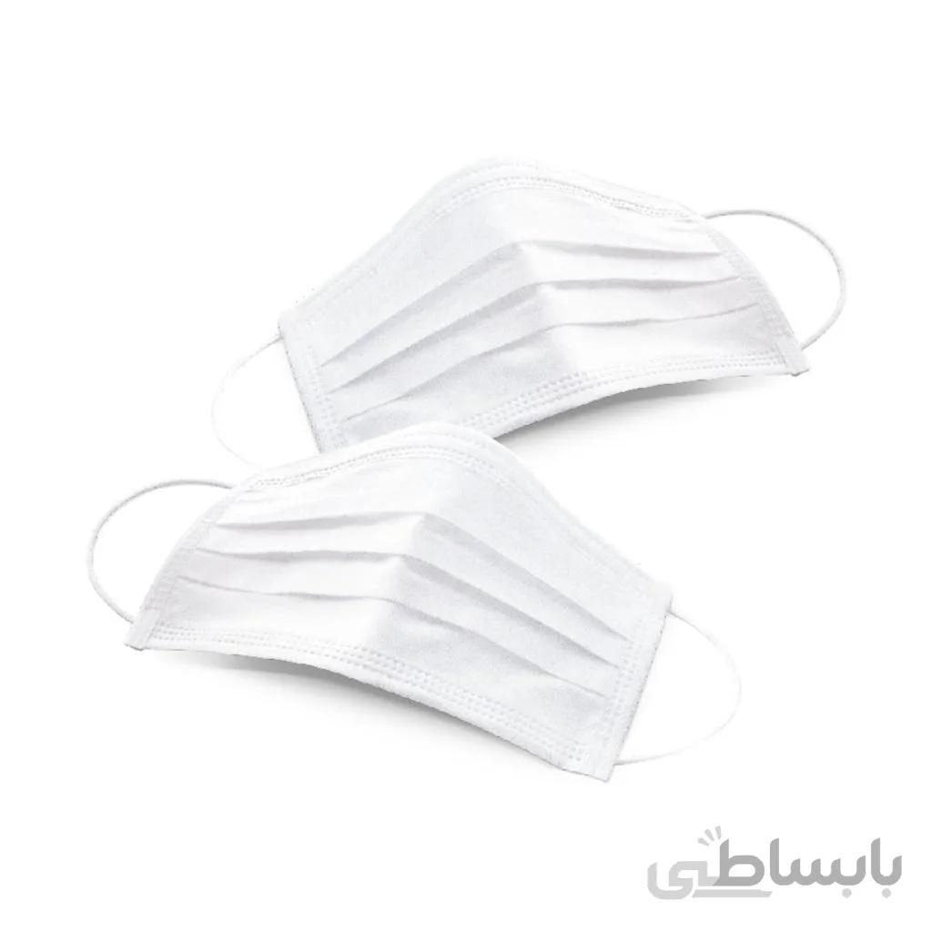 ماسک سایز بچه گانه سه لایه کشی درجه یک بسته 50 عددی