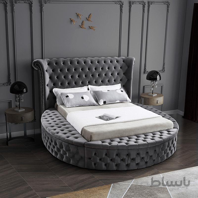 تخت خواب گرد نابی تک - مدل دلارام