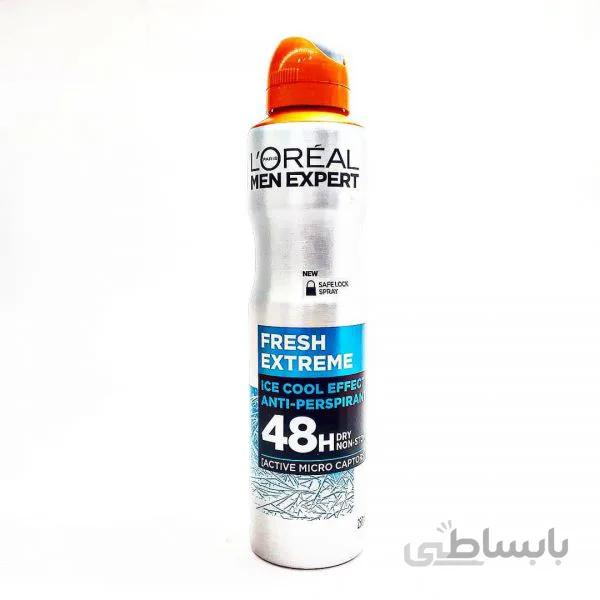اسپری ضد تعریق لورآل فرش اکستریم Loreal Fresh Extreme