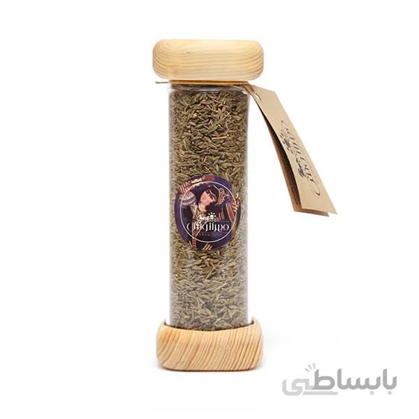 90 گرم زیره سبز درب چوبی