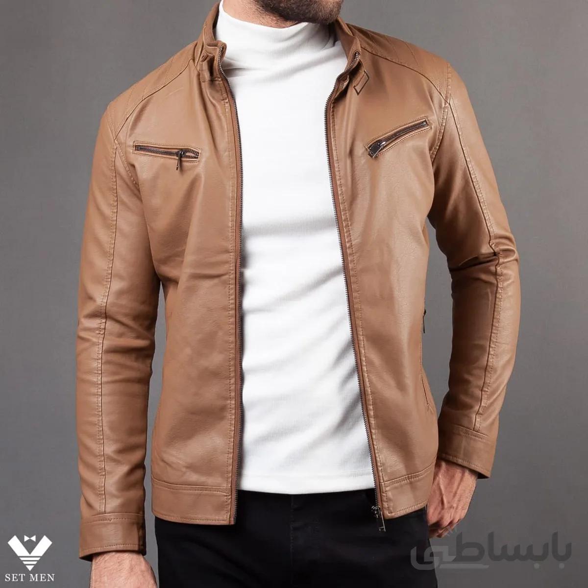 کاپشن چرم cch114