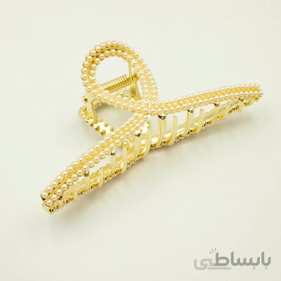 کلیپس فلزی مرواریدی کد C116