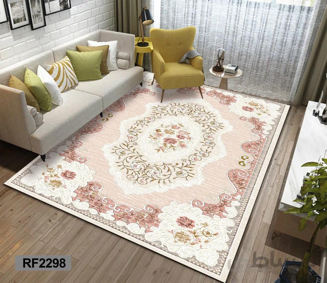 روفرشی مخمل کشدوز کد 2298 در چهار سایز استاندارد زمان آماده شدن 20 روز کاری ارسال رایگان به سراسر کشور - تیپاکس یا پیک / 4 متری