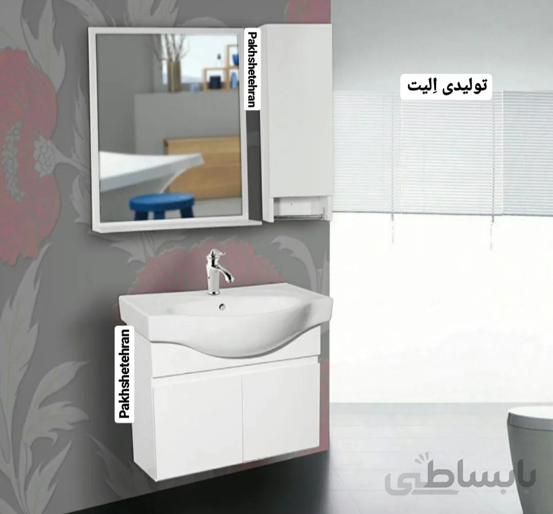 روشویی کابینت دار رزا دیواری72 سانت ا روشویی کابینت دار رزا دیواری72 سانت