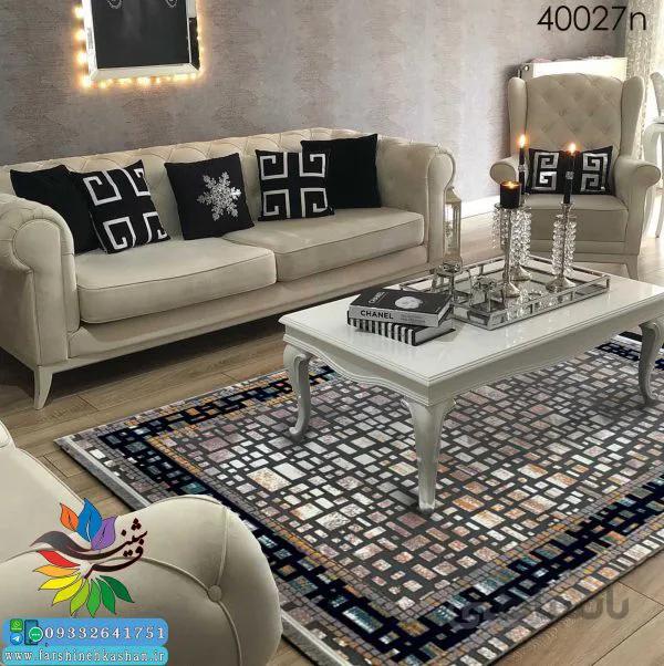 فرش مدرن کلکسیون وینتج کد sz40027n