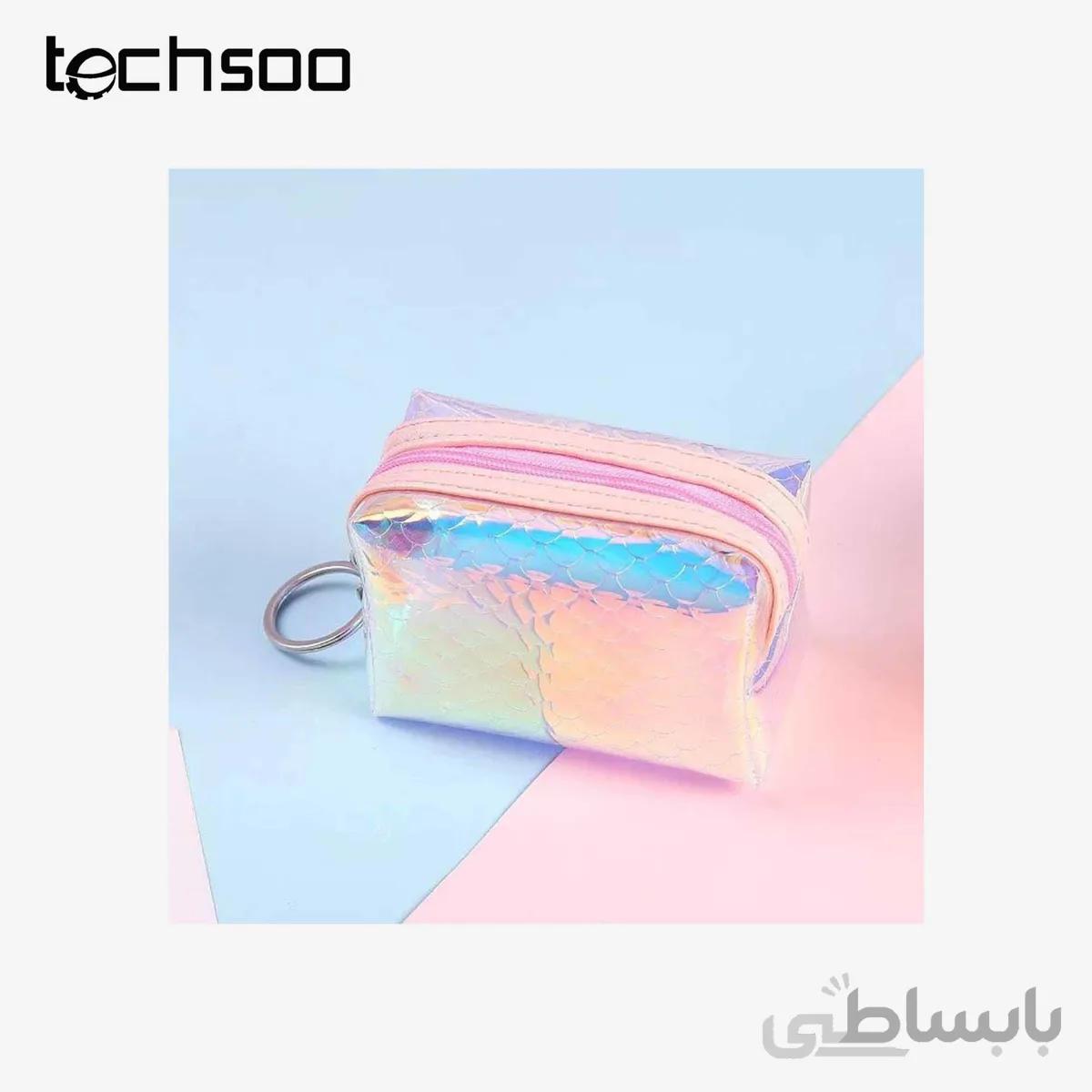 کیف هندزفری پولکی هولوگرامی Holographic sequined handsfree bag